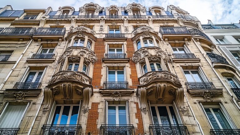 Immeuble haussmannien décoré