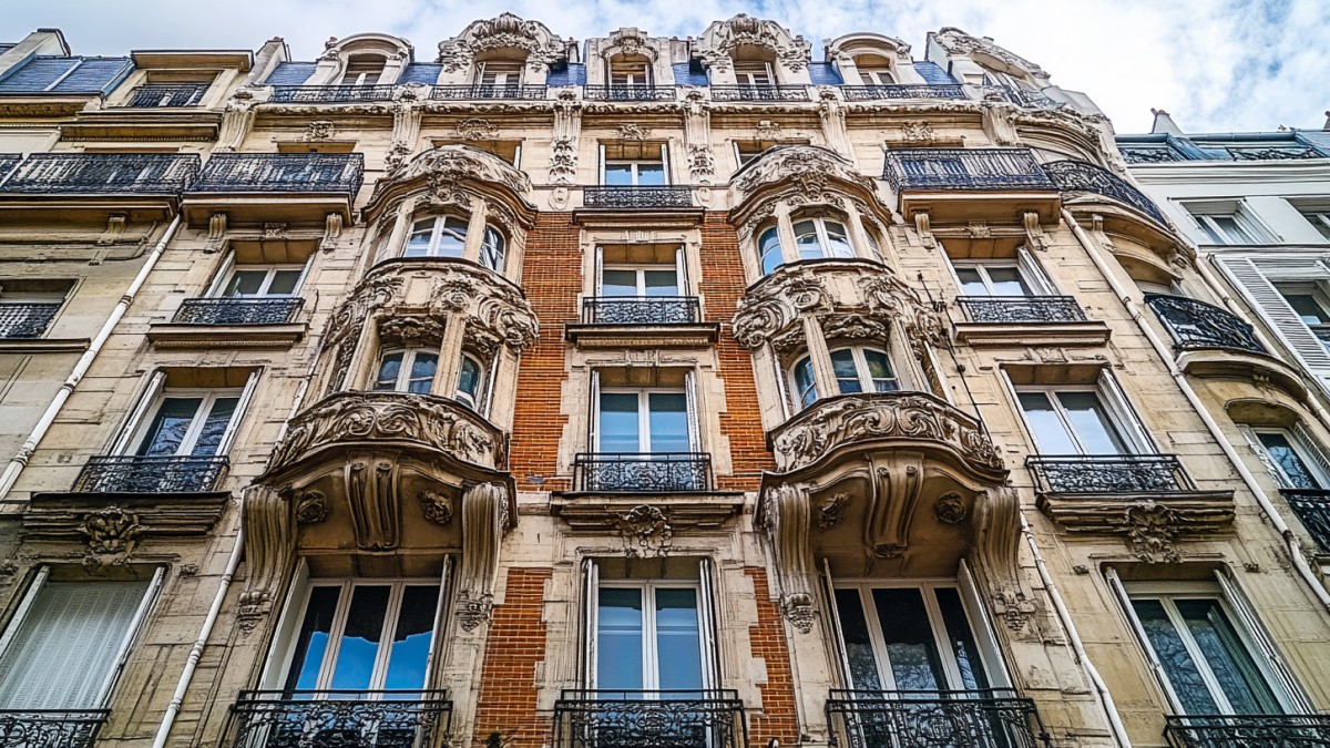 Immeuble haussmannien décoré