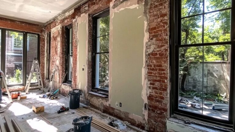 Salle en renovation
