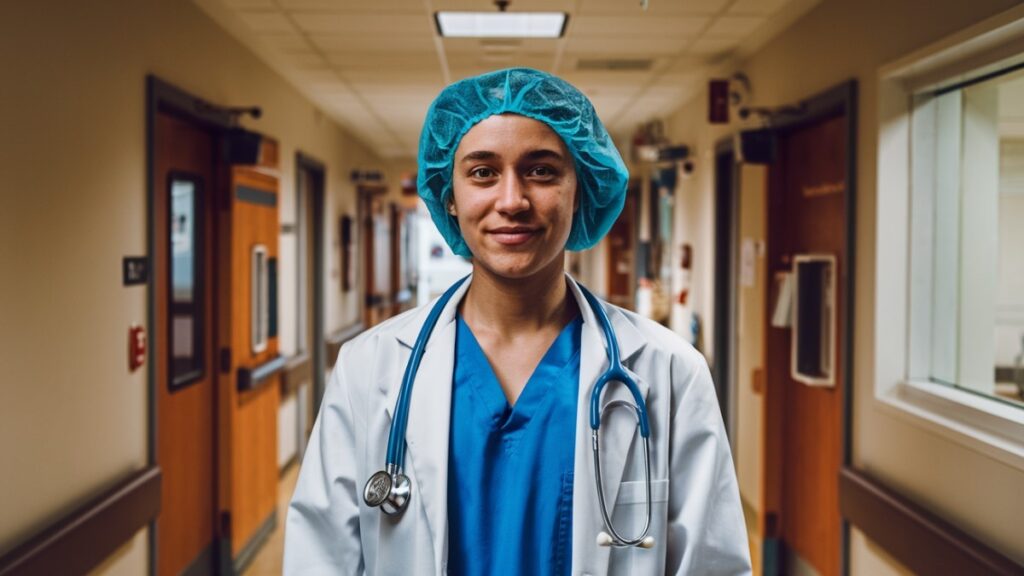 Médecin en uniforme médical