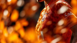 Maillot de football orange