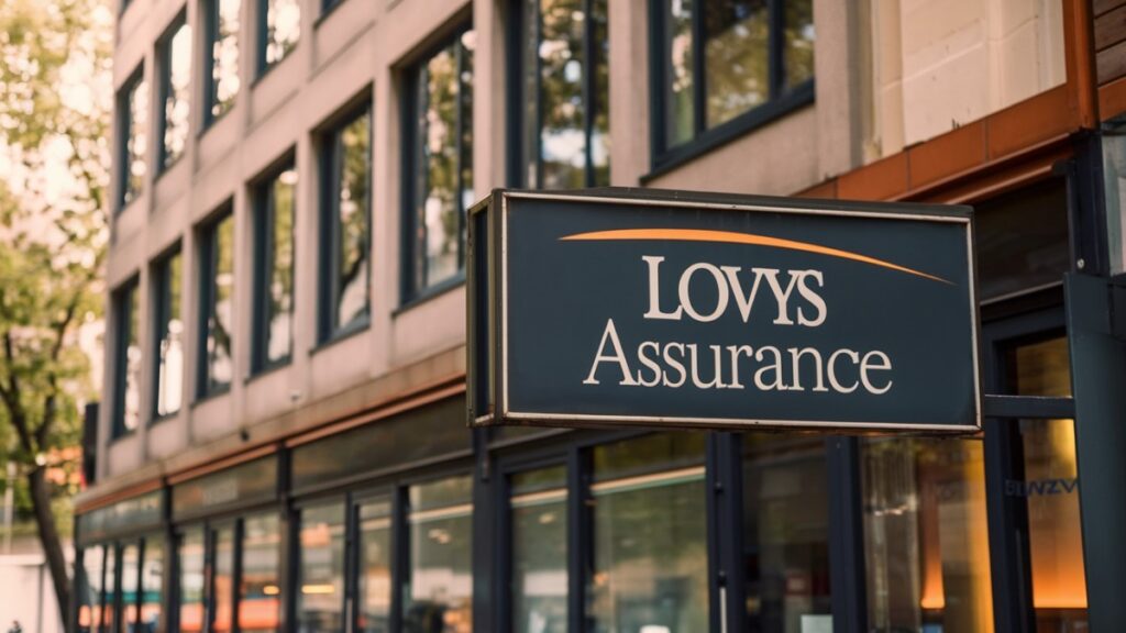 Panneau Lovys Assurance extérieur