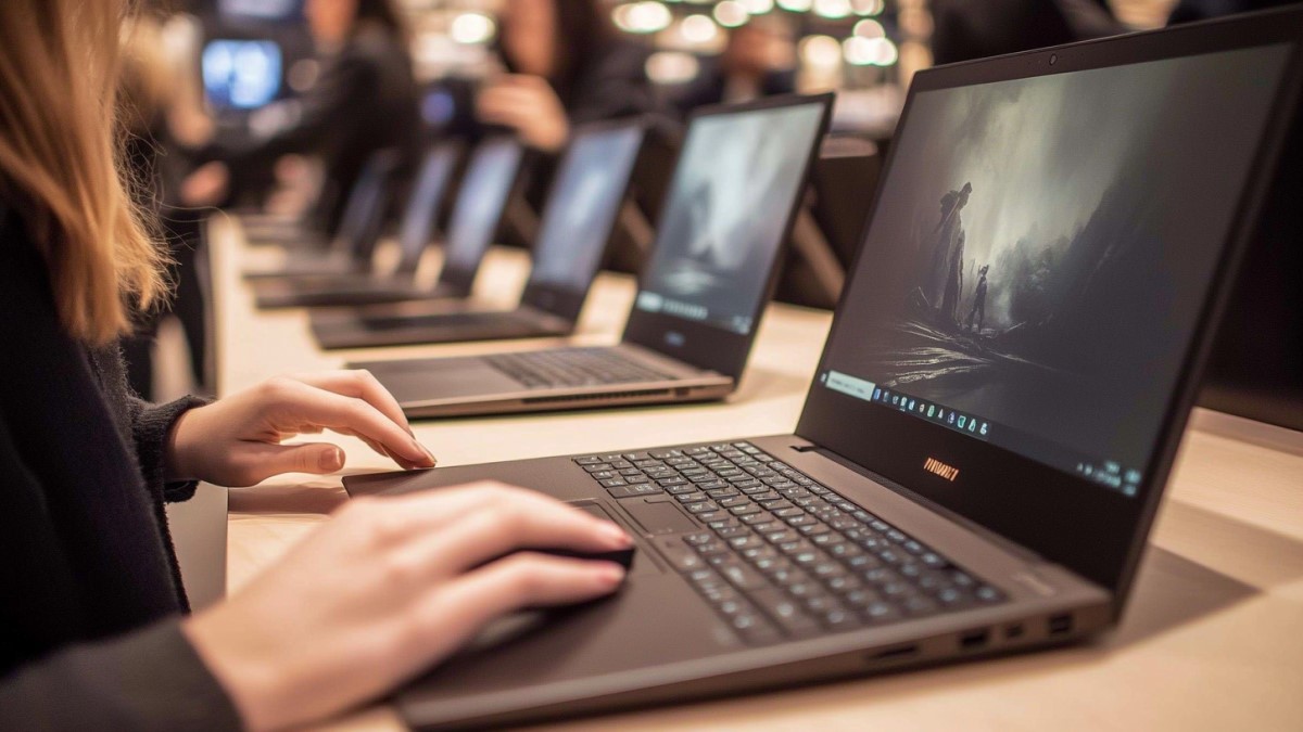 Utilisation d'ordinateurs en magasin