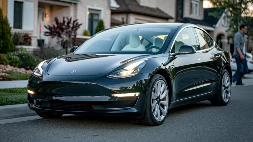Tesla Model 3 noire