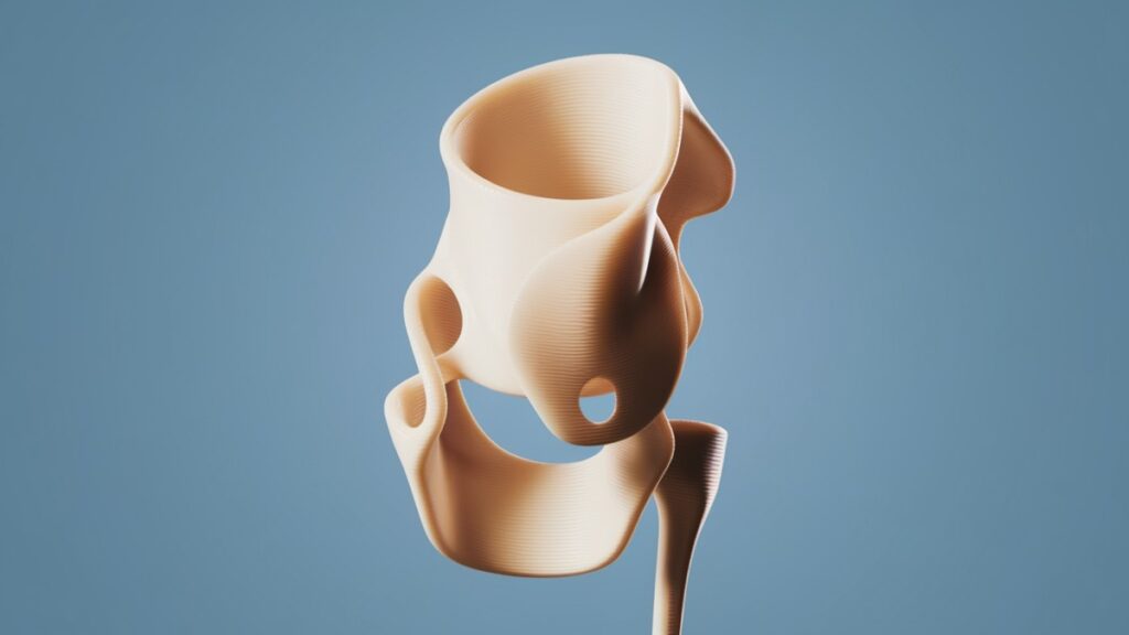 Prothèse 3D organique moderne