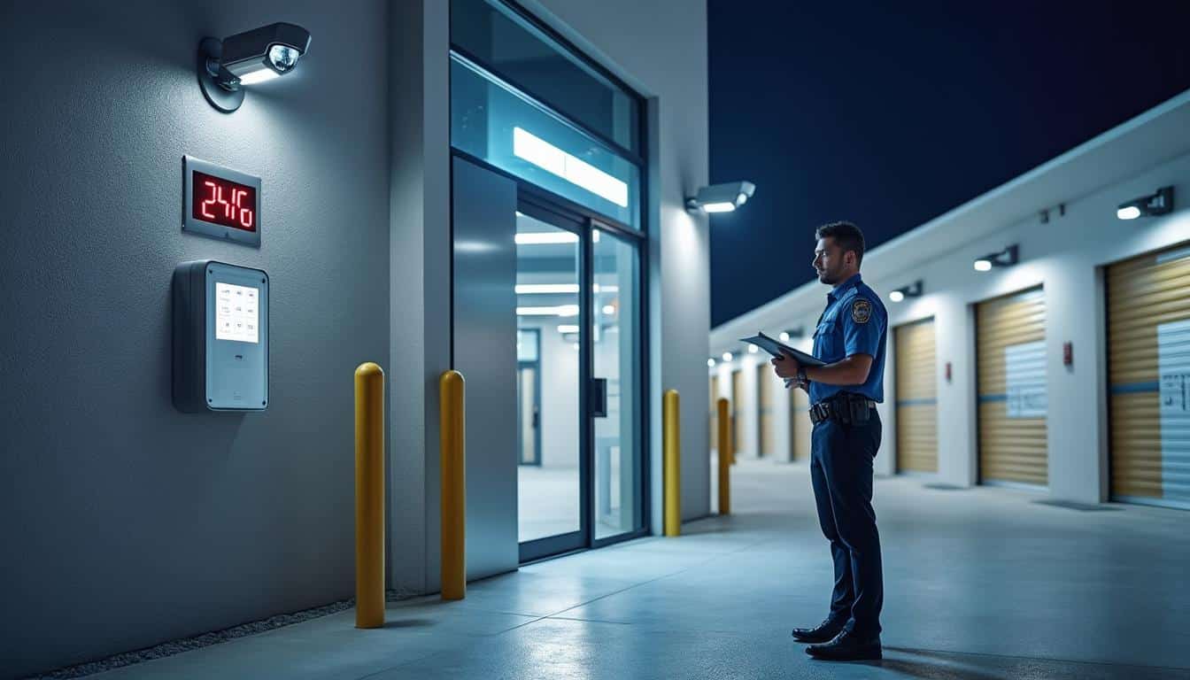 découvrez comment assurer la sécurité de vos box de stockage grâce à des caméras de surveillance, un accès sécurisé 24/7 et des assurances adaptées à vérifier avant la location.