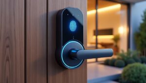 découvrez comment la serrure biométrique offre une sécurité optimale pour votre maison en supprimant le besoin de clés physiques, grâce à la reconnaissance d'empreintes digitales.