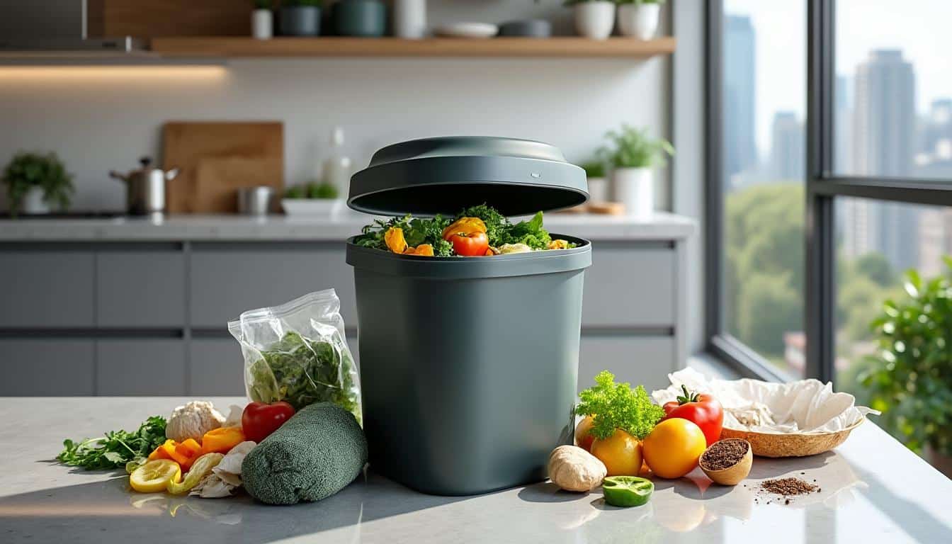 découvrez comment un composteur de cuisine peut réduire efficacement le volume des déchets ménagers urbains en valorisant vos épluchures et restes alimentaires.