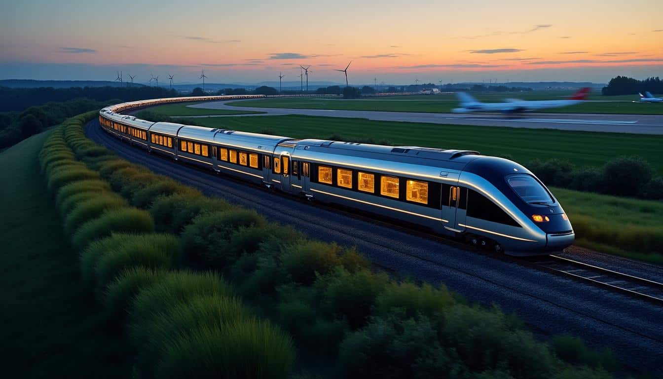 découvrez comment le train de nuit s'impose comme une alternative écologique à l'avion pour des trajets inter-européens à faible empreinte carbone.