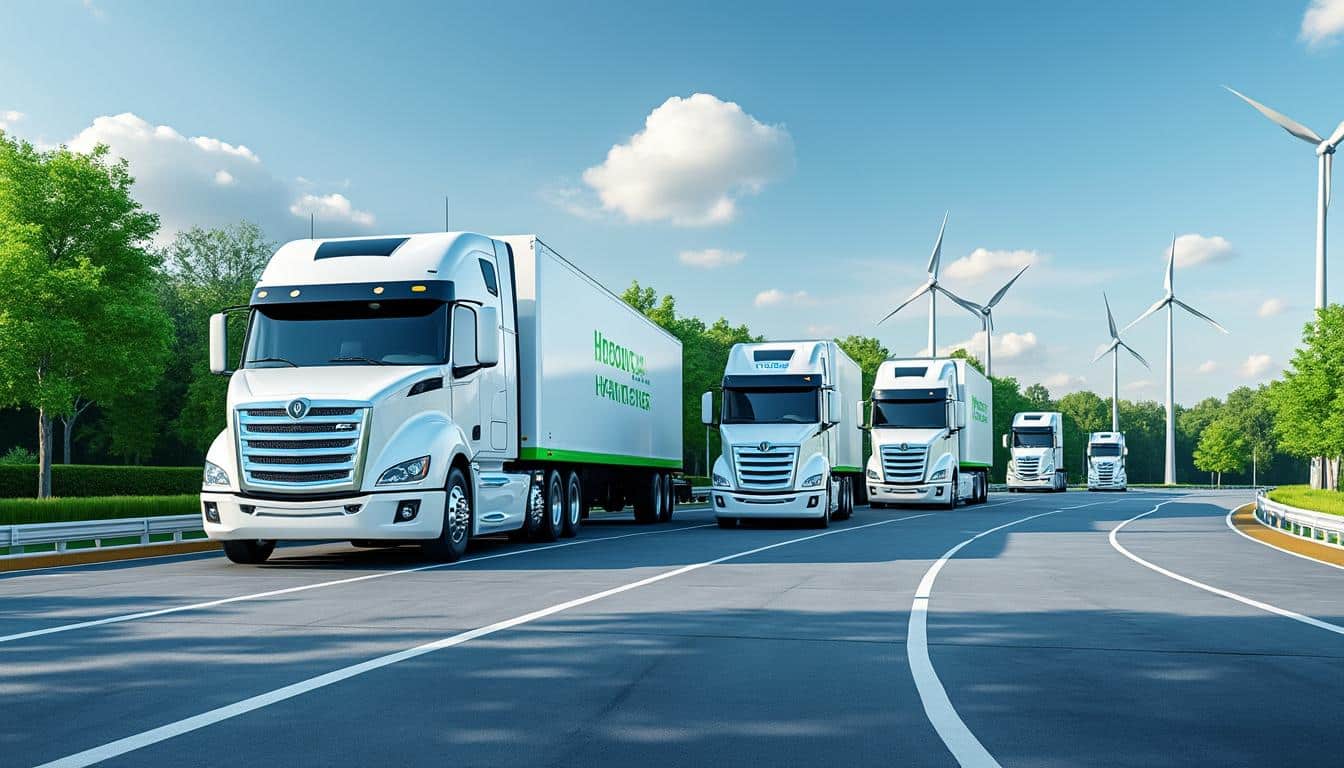 découvrez comment l’hydrogène vert révolutionne le transport lourd en alimentant des flottes de camions décarbonés, pour un avenir plus propre et durable.