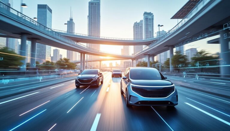 découvrez comment l'edge computing diminue la latence pour améliorer la réactivité et la sécurité des voitures autonomes connectées.