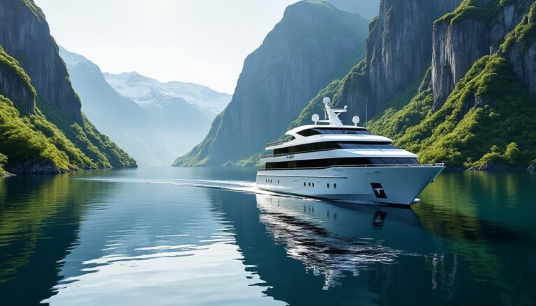 découvrez la croisière électrique, une expérience paisible et écologique qui vous permet de naviguer sans bruit à travers les fjords protégés, en harmonie avec la nature.