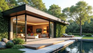 découvrez comment une véranda bioclimatique optimise l'espace de vie en harmonie avec l'extérieur, offrant confort et lumière naturelle toute l'année.