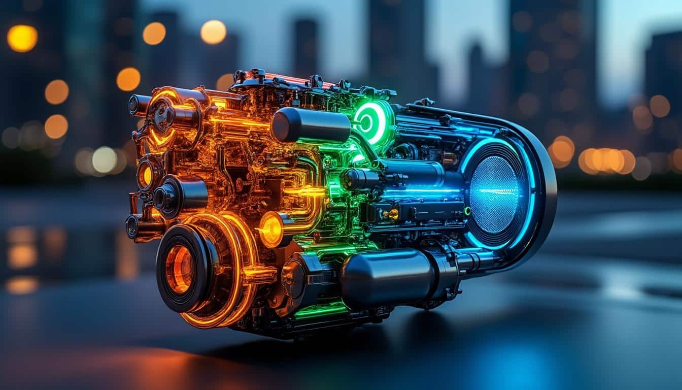 découvrez le moteur hybride qui allie la puissance du thermique à l'efficience de l'électricité pour une conduite urbaine optimisée et écologique.