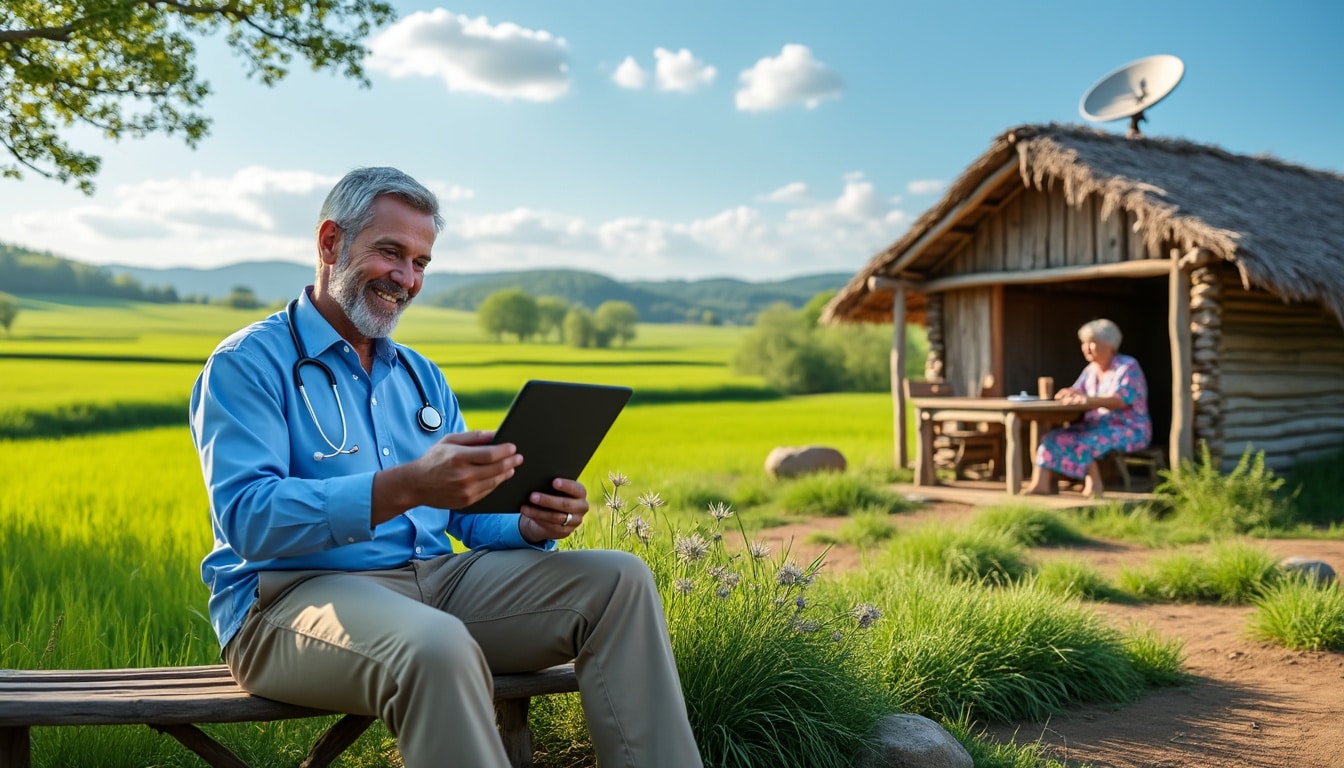 découvrez comment la télémédecine améliore l'accès aux soins dans les zones rurales isolées en comblant les déserts médicaux grâce à des consultations à distance efficaces et rapides.