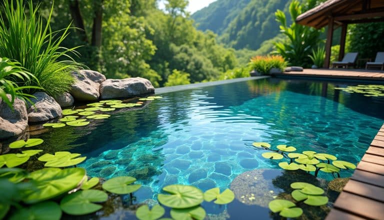 découvrez la piscine naturelle, un bassin écologique qui utilise des plantes pour filtrer l'eau sans recours au chlore, offrant une baignade saine et respectueuse de l'environnement.