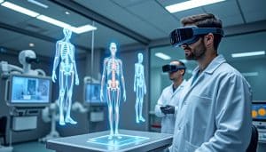 découvrez comment la réalité mixte révolutionne la formation des chirurgiens en utilisant des modèles anatomiques virtuels pour un apprentissage immersif et précis.