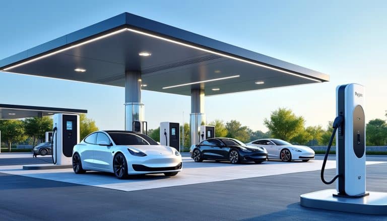 découvrez notre station-service équipée de bornes de recharge ultra-rapides, pour une recharge efficace et rapide de votre véhicule électrique.