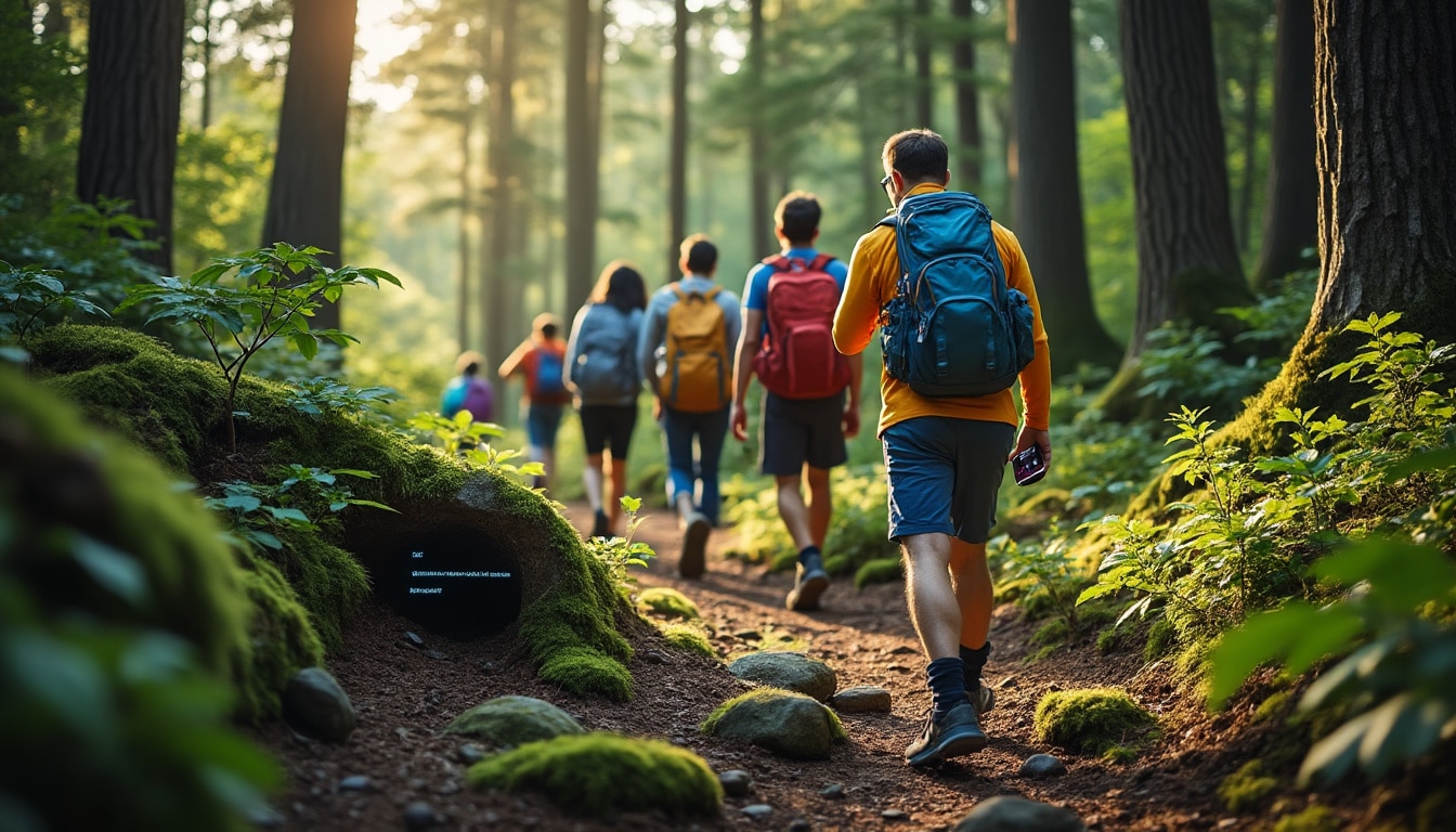 découvrez comment l’application de géocaching transforme chaque randonnée en une chasse au trésor passionnante, alliant aventure et exploration en pleine nature.