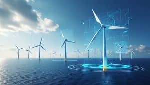 découvrez comment le jumeau numérique permet de simuler l'usure des éoliennes en mer pour optimiser leur maintenance et prolonger leur durée de vie.