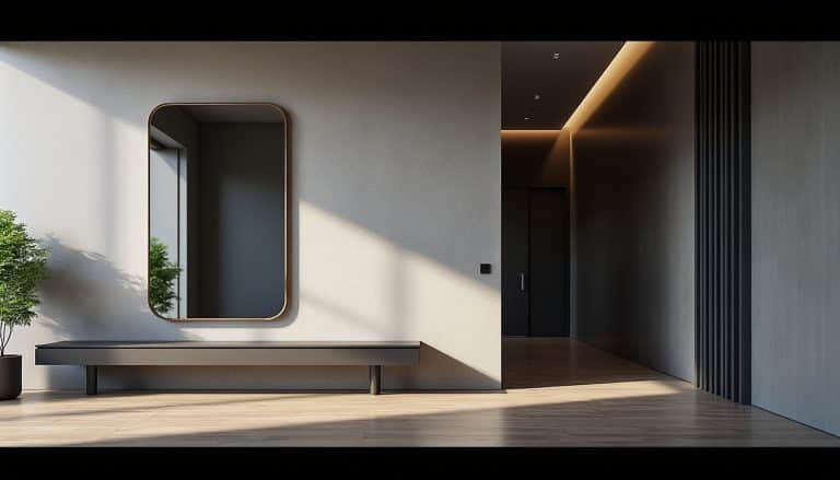 découvrez comment un miroir d'entrée peut illuminer vos couloirs sombres en augmentant la luminosité et en agrandissant visuellement l'espace.
