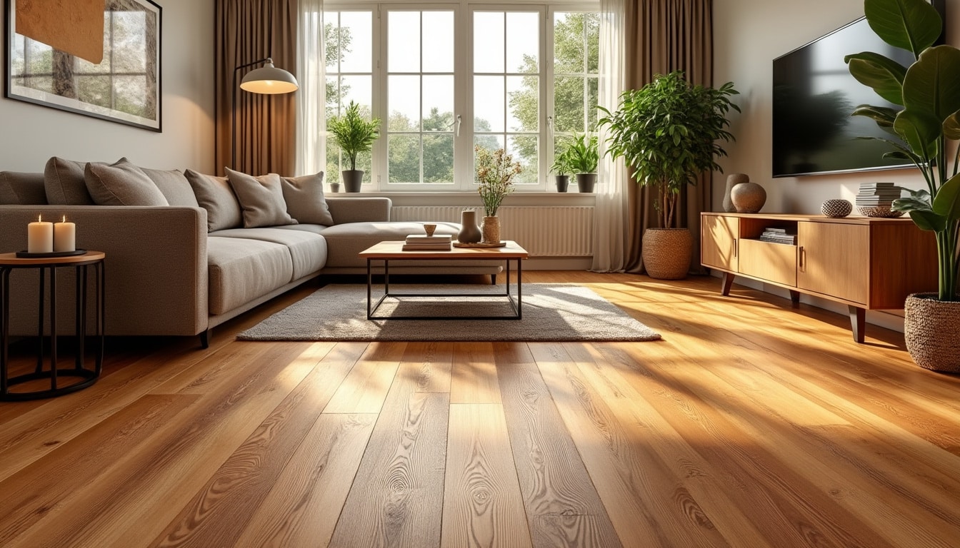découvrez comment le parquet massif transforme votre séjour en un espace chaleureux et convivial, alliant élégance naturelle et confort durable.
