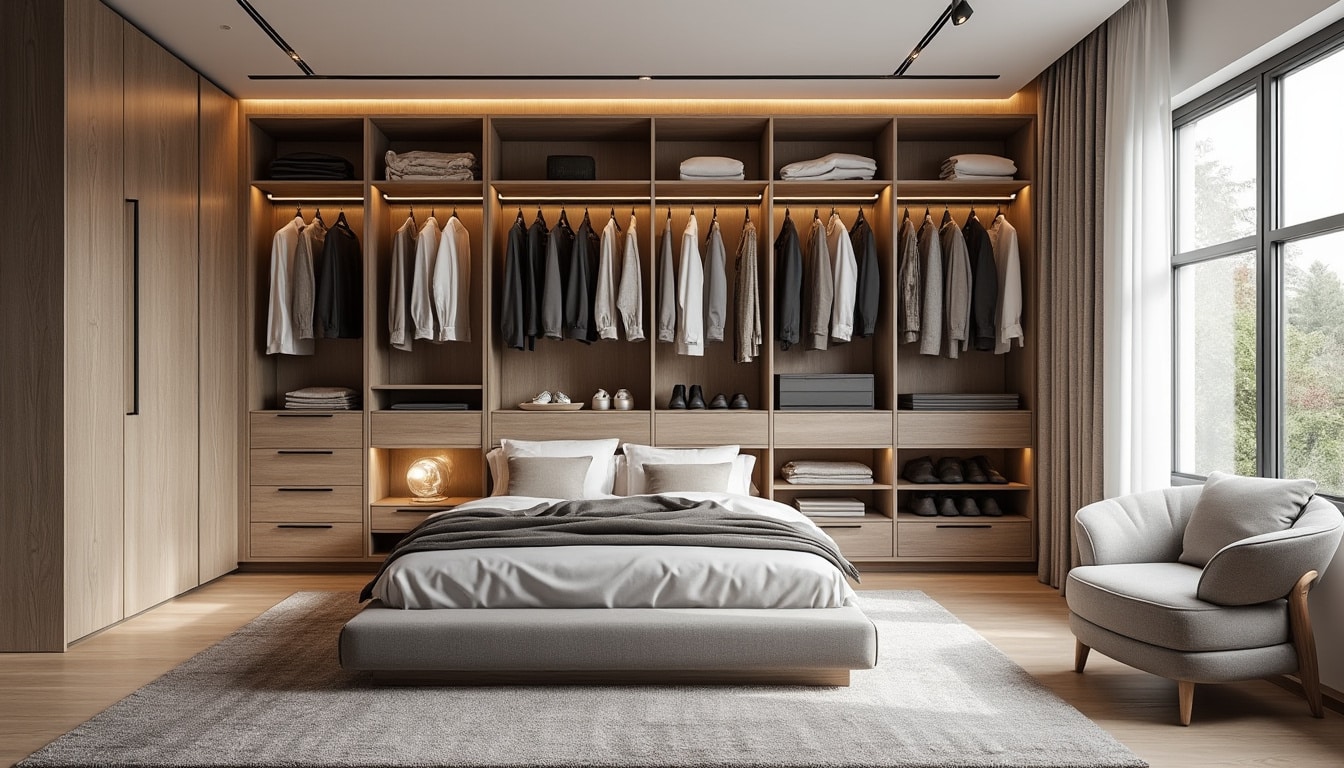 découvrez comment un placard sur mesure optimise l'espace de rangement dans vos chambres, alliant fonctionnalité et design personnalisé pour un intérieur organisé et élégant.