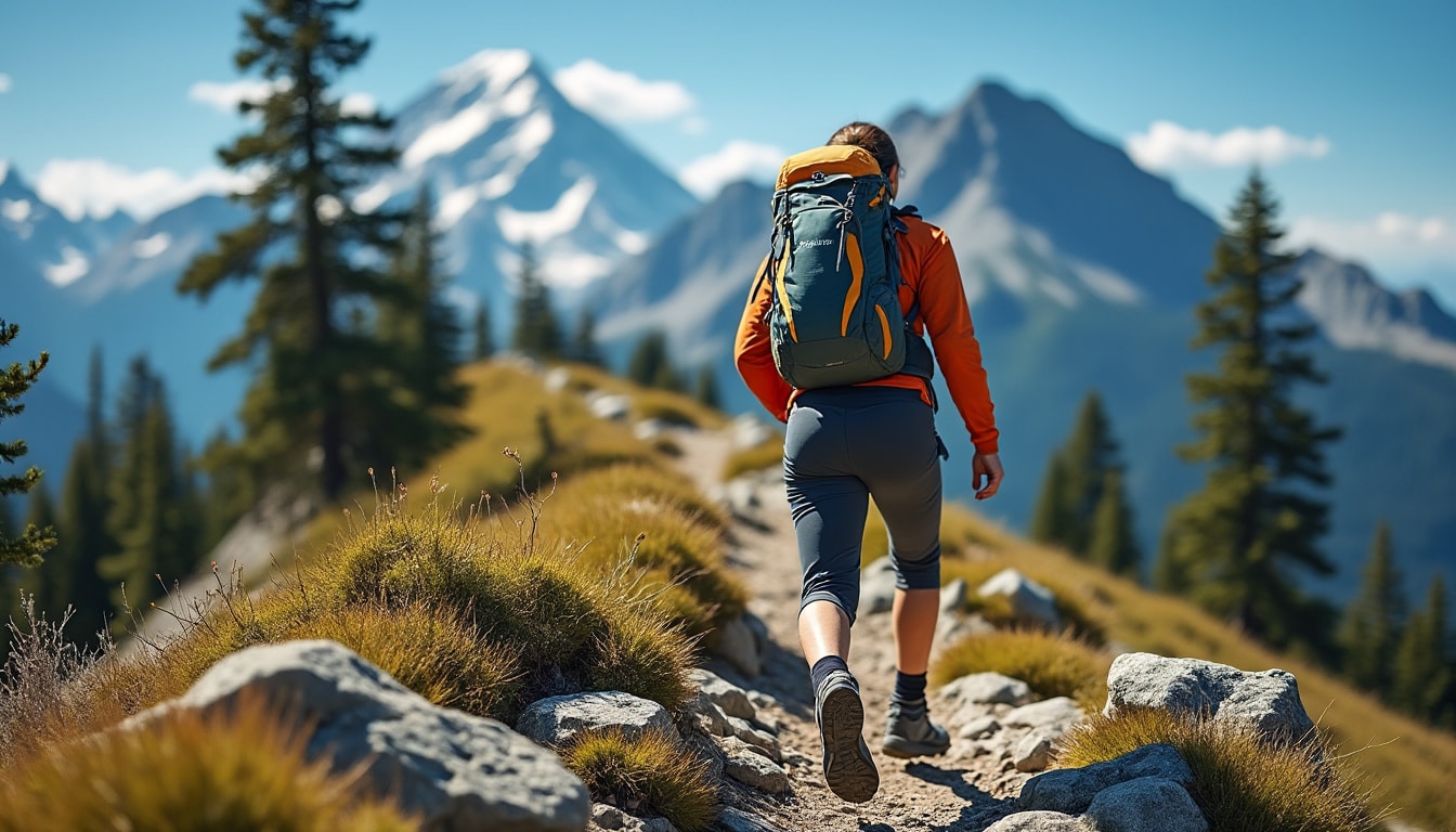 découvrez notre sac à dos trekking conçu pour répartir uniformément la charge et soulager vos lombaires lors de vos randonnées.