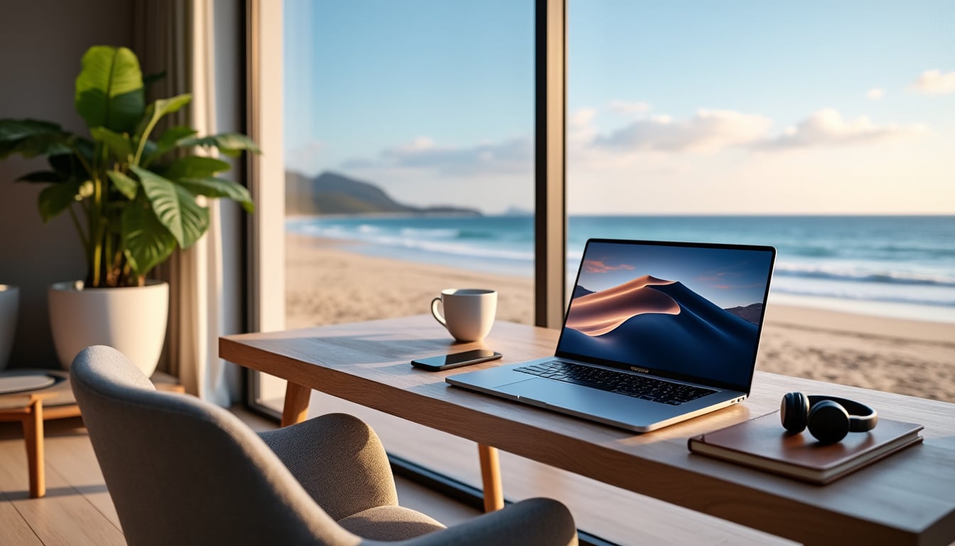 découvrez comment le télétravail à l'hôtel, ou workation, dynamise l'occupation en basse saison en attirant les professionnels en quête de flexibilité et de confort.
