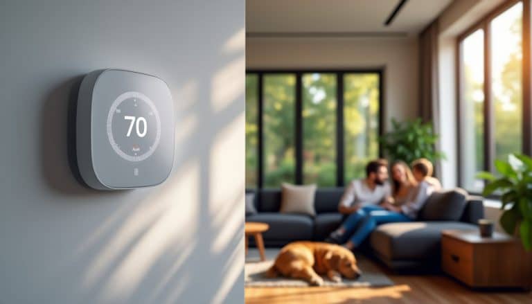 découvrez le thermostat intelligent qui s'adapte automatiquement aux habitudes de vie des résidents pour un confort optimal et des économies d'énergie.