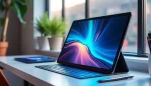 découvrez l'écran oled tandem qui double la luminosité des tablettes graphiques, offrant des couleurs éclatantes et un confort visuel optimal pour vos créations numériques.