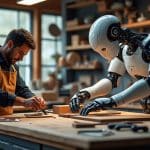 découvrez comment la robotique collaborative soutient les artisans en améliorant la précision, la productivité et la sécurité dans leur atelier.